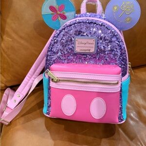 Loungefly Disney Parks Its a Small World Backpack